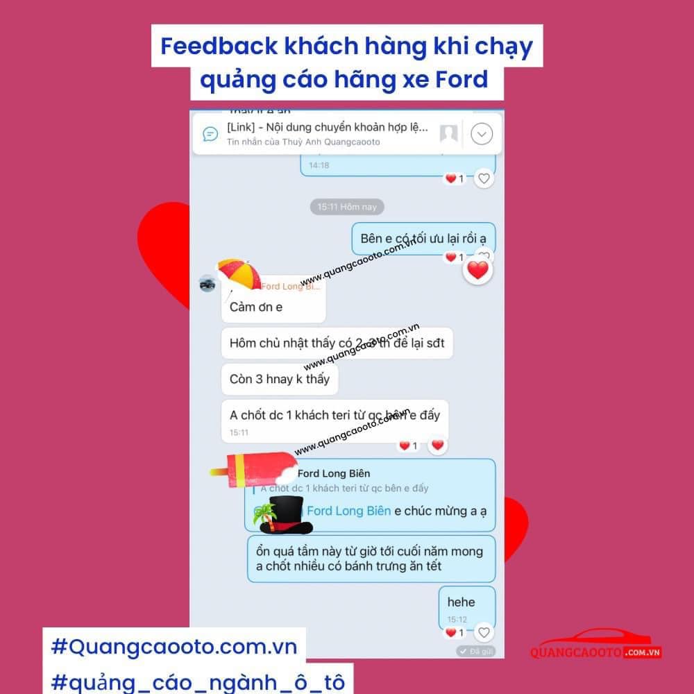 Quangcaooto.com.vn - Agency quảng cáo dành riêng cho ngành ô tô 21 Quảng Cáo Ô Tô - Tối Ưu Đa Nền Tảng feedback khach hang ford quangcaooto 1