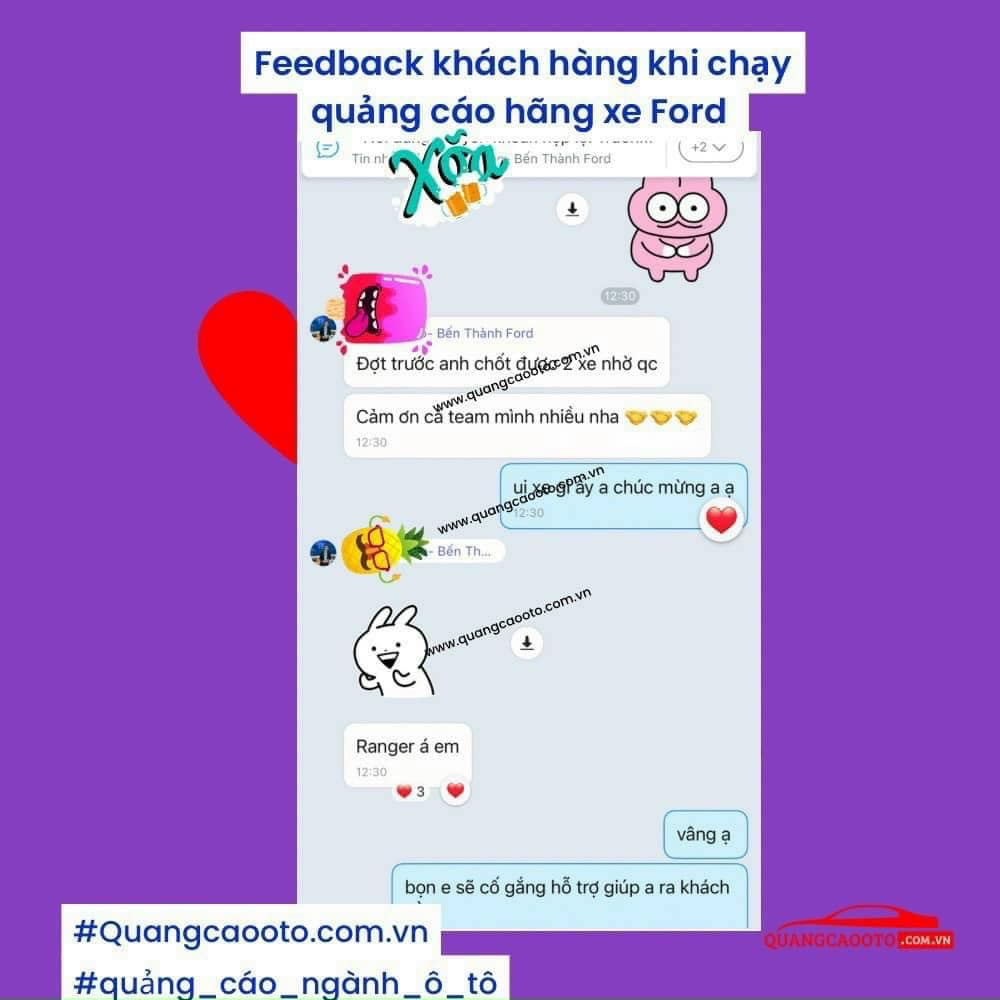 Quangcaooto.com.vn - Agency quảng cáo dành riêng cho ngành ô tô 17 Quảng Cáo Ô Tô - Tối Ưu Đa Nền Tảng feedback khach hang ford quangcaooto 2