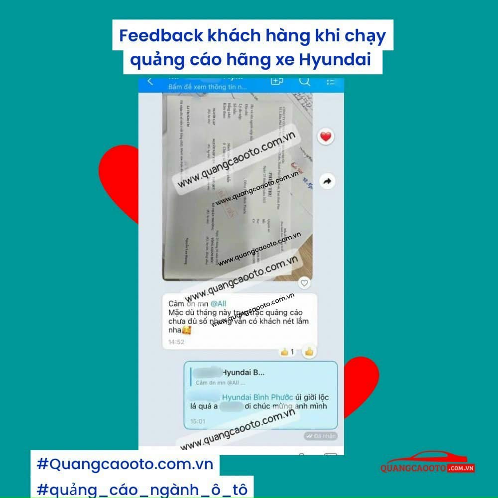 Quangcaooto.com.vn - Agency quảng cáo dành riêng cho ngành ô tô 20 Quảng Cáo Ô Tô - Tối Ưu Đa Nền Tảng feedback khach hang hyundai quangcaooto 1