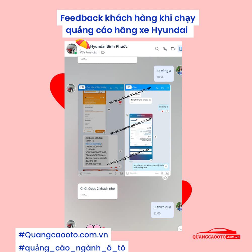 Quangcaooto.com.vn - Agency quảng cáo dành riêng cho ngành ô tô 15 Quảng Cáo Ô Tô - Tối Ưu Đa Nền Tảng feedback khach hang hyundai quangcaooto 3